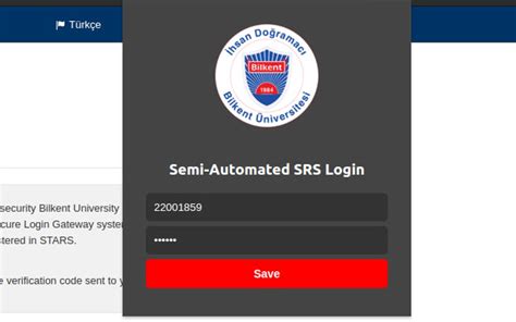 srs log on.